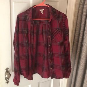Forever 21 Maroon Flannel